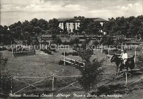 Milano Marittima Albergo Mare e Pineta maneggio Pferde Kat. Cervia Italien