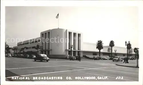 Hollywood California National Broadcasting Co Kat. Los Angeles United States