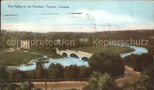 Toronto Canada Valley of the Humber Bridge Kat. Ontario