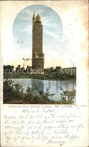 Saint Louis Missouri Compton Hill Water Tower Kat. United States