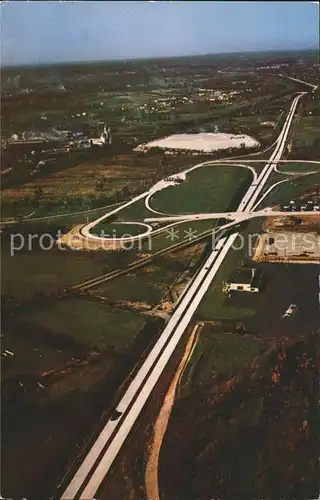 Pennsylvania Turnpike Norristown Interchange aerial view Kat. United States