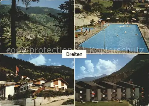 Breiten Moerel Panorama Schwimmbad Teilansichten / Moerel /Bz. Raron