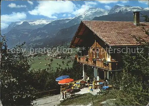 Grindelwald Berghaus Restaurant Marmorbruch Kat. Grindelwald