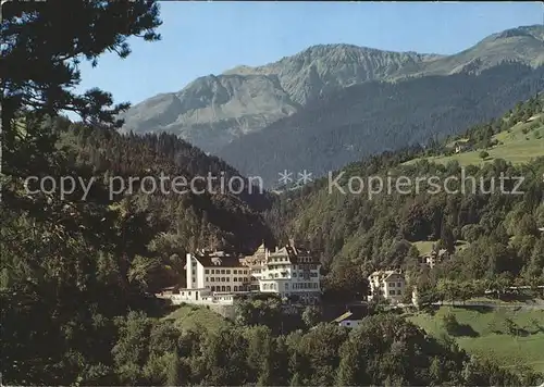 Chur GR Kurhaus Passug mit Staetzerhorn Kat. Chur