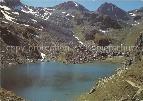 Tomasee Rheinquelle mit Piz Tuma beim Oberalp Pass Kat. Sedrun