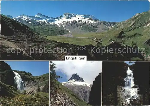 Adelboden Panorama Engstligenalp Teilansichten Kat. Adelboden