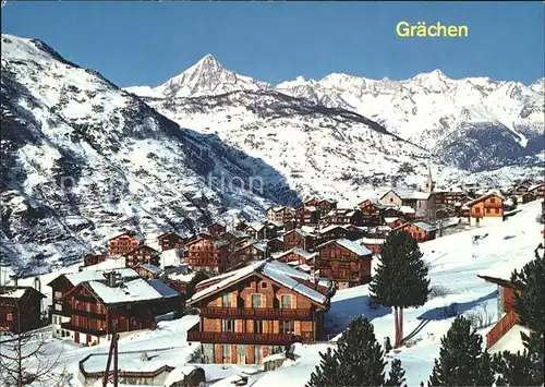 Graechen VS Bietschhorn Nesthorn Kat. Graechen