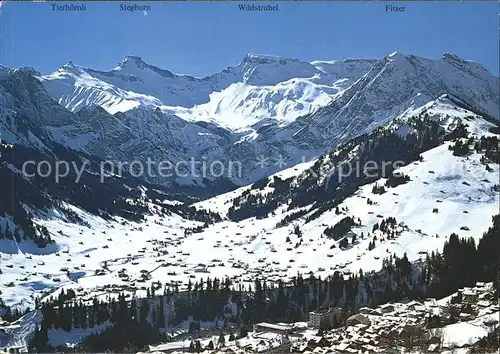 Adelboden Boden mit Kuenisbergli Kat. Adelboden