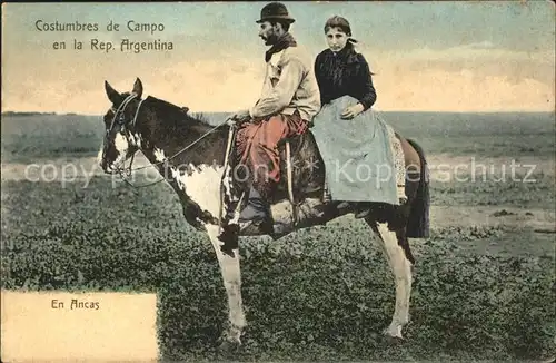 Argentinien Costumbres de Campo Kat. Argentinien