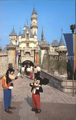 Disneyland Orlando Mickey Goofy Sleeping Beauty s Castle Fotoapparat  Kat. Orlando