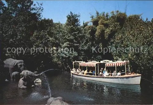 Disneyland Orlando Elephant Bathing Pool Elefanten Boot Kat. Orlando