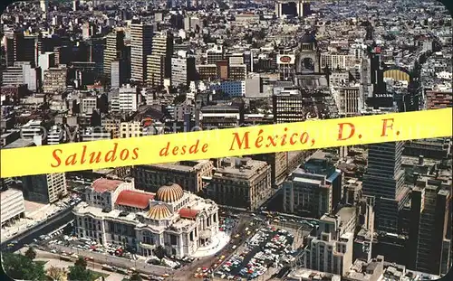Mexico Fliegeraufnahme Skyline Kat. Mexiko