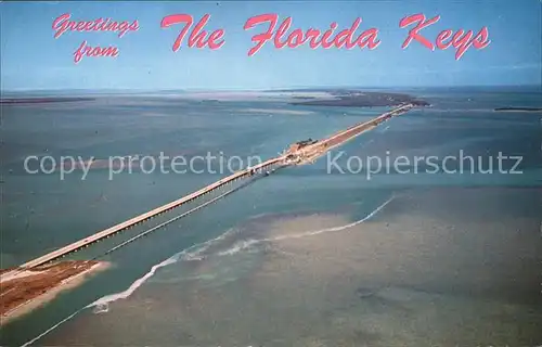 Florida Keys Indian Key Bridge and Teatable Bridge Kat. 