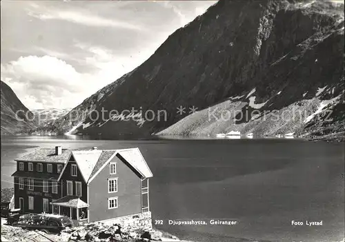 Geiranger Fjord Djupvasshytte Kat. Norwegen