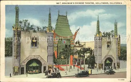 Hollywood California Grauman s Chinese Theatre Kat. Los Angeles United States