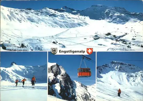Adelboden Skigebiet Engstligenalp Seilschwebebahn Kat. Adelboden