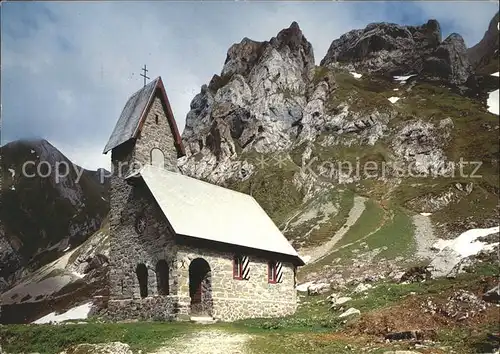 Meglisalp Altmann Saentis Kapelle Kat. Altmann