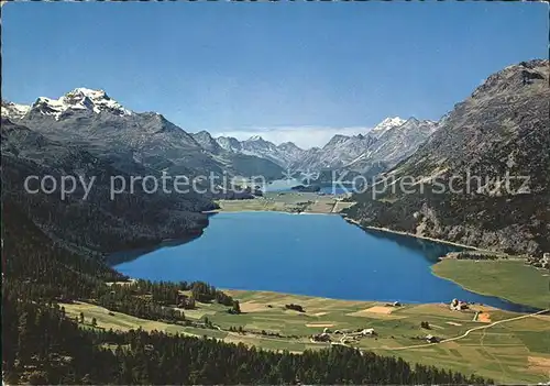 Oberengadin GR mit Silvaplaner und Silsersee / St Moritz /Bz. Maloja