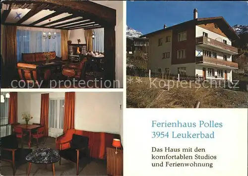 Leukerbad Frienhaus Polles Details Kat. Loeche les Bains