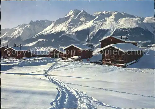 Miraniga Obersaxen mit Brigelshoerner / Obersaxen /Bz. Surselva