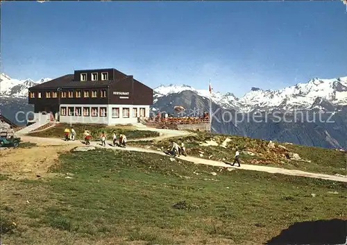 Kuehboden Fiesch Restaurant Eggishorn Kat. Unterwasser Toggenburg