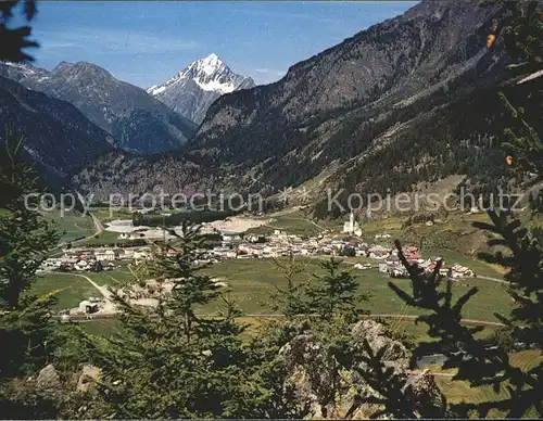 Zernez GR mit Linardgruppe Kat. Zernez