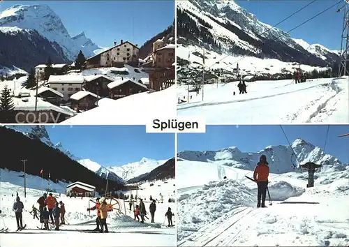 Spluegen GR Skilift Kat. Spluegen