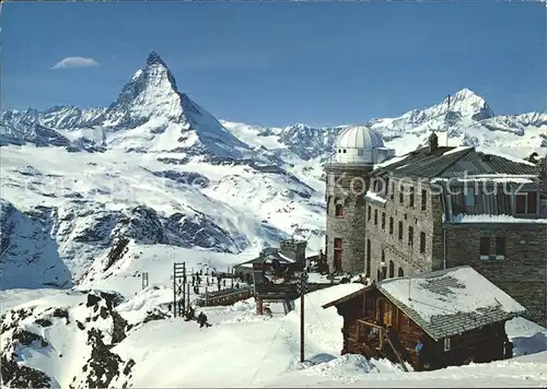 Zermatt VS Gornergrat Matterhorn Dt. Blanche Kat. Zermatt