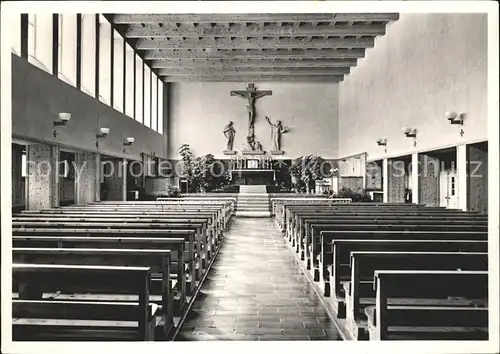 Arosa GR Katholische Kirche innen Kat. Arosa