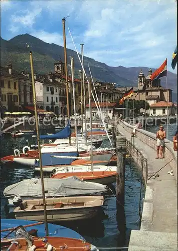 Cannobio Lago Maggiore Bootshafen Kat. Italien