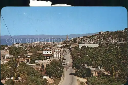 Jalisco Panoramica desde la entrade Sur a Pto. Vallarta Kat. Mexiko