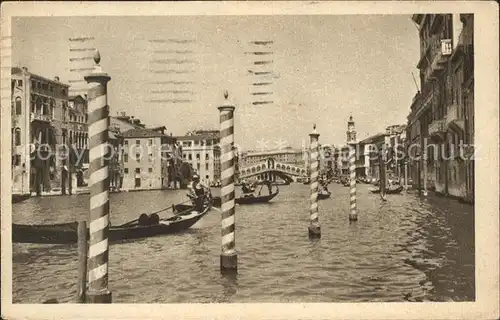 Venezia Venedig Canal Grande Gondole Kat. 