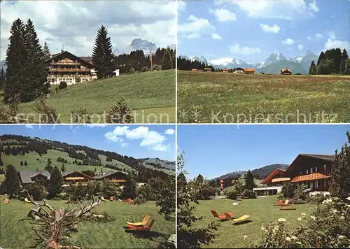 Saanenmoeser Hornberg Hotel Hornberg Teilansichten Kat. Saanenmoeser