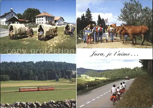 Jura a pied a cheval en voiture Kat. Bern