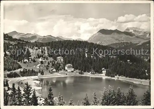 Arosa GR Obersee mit Meranblick Kat. Arosa