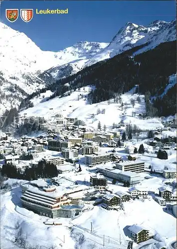 Leukerbad mit Gitzifurgge Kat. Loeche les Bains