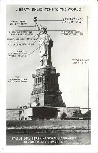 Statue of Liberty Bedloe s Island New York  Kat. New York