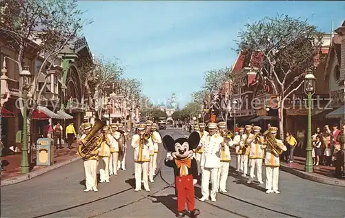 Disneyland California Mickey Mouse Disneyland Band Trompeten Horn Kat. Anaheim