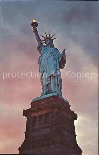 Statue of Liberty Liberty Island New York Harbor  Kat. New York