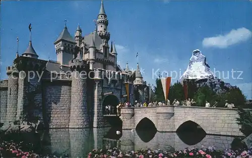 Disneyland California Sleeping Beauty s Enchanted Castle Matterhorn Kat. Anaheim