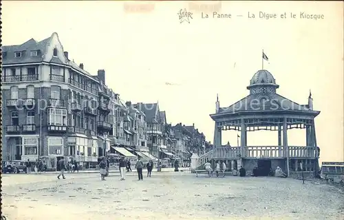 La Panne La Digue et le Kiosque Kat. 