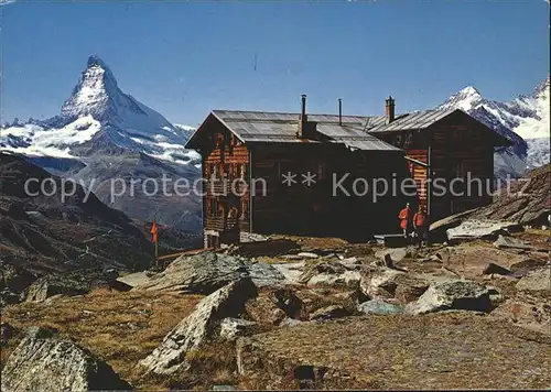 Zermatt VS Touristenhaus Fluhalp Matterhorn Dr. Blanche Kat. Zermatt