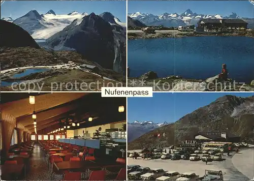 Nufenenpass Griessee Finsterahorn Restaurant / Nufenen /Rg. Ulrichen