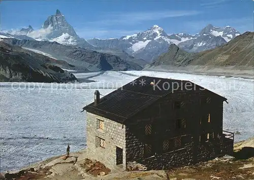 Monte Rosa Huette Zermatt Matterhorn Kat. Zermatt