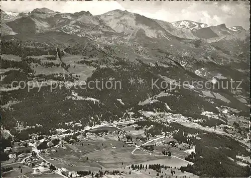 Montana Vermala Fliegeraufnahme Kat. Randogne