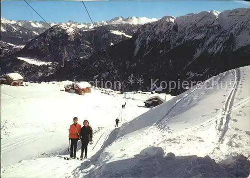 Heinzenberg GR Skilift Obertschappina Obergmeind Kat. 