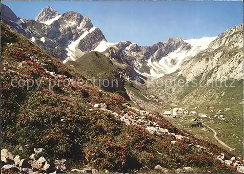 Meglisalp Altmann Saentis Rotsteinpass und Lisengrat Kat. Altmann