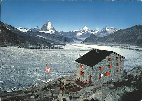 Zermatt VS Monte Rosa H?tte Gornergletscher Matterhorn Kat. Zermatt