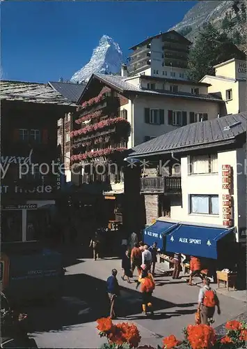 Zermatt VS Dorfpartie Kat. Zermatt