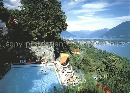 Ascona TI Hotel Casa Berno Ascona Schwimmbad / Ascona /Bz. Locarno